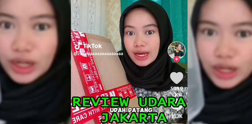 Viral Wanita Review Udara Jakarta Dan Jual Di E-Commerce