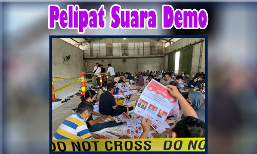 Pelipat Suara Demo Di Medan Karena Belum Dibayar