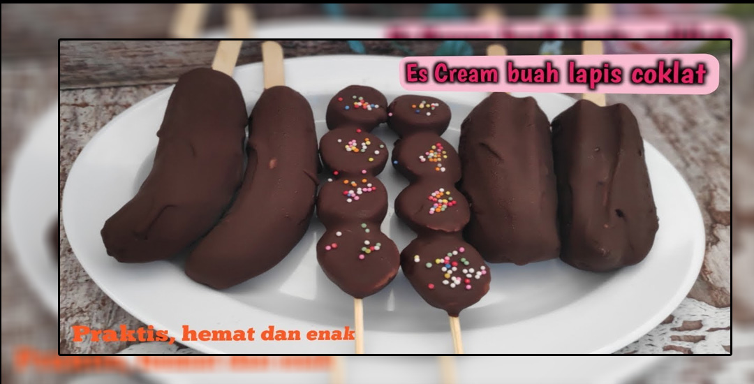 Jajanan Tradisional Buah Di Lapisi Coklat