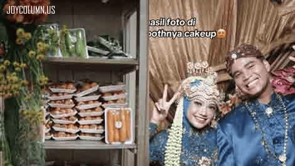 Viral Pengantin Beri Souvenir Sayuran untuk Tamu