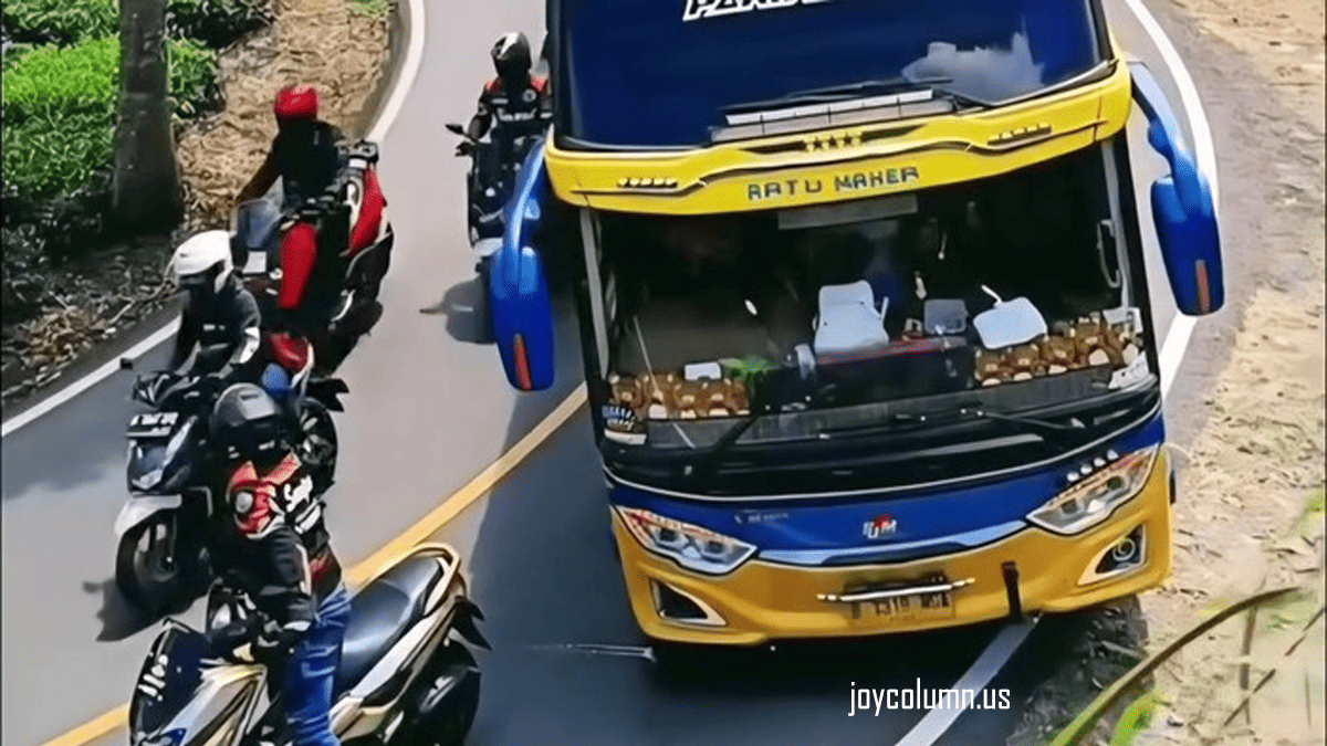 Viral Rombongan Matic Stop Paksa Bus di Ciwidey